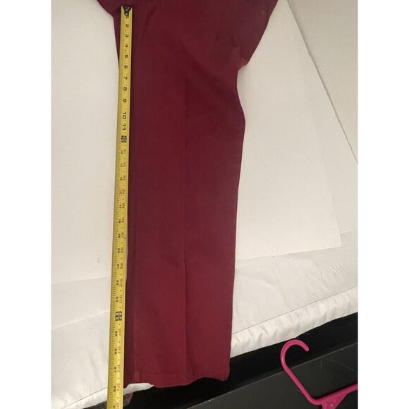 Chadwicks Of Boston Five-Pocket Red Pull-on Pants Jeans Women's 14P Casual - Picture 8 of 9